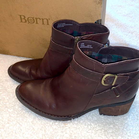 Born Shoes - 🥾BORN Size 8.5 Womens Booties Brown LEATHER